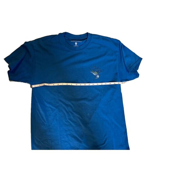 Saddlebred Ocean Charter Fishing Graphic Tee Shirt Crewneck Men's Size Medium/L - Picture 3 of 4